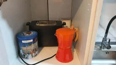 Una cocina o zona de cocina en Vallgorguina Uno