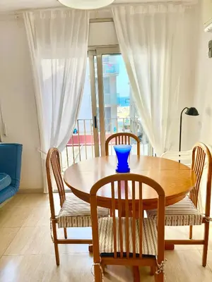 Zona de estar de Fantástico apartamento en Sant Antoni, a solo 1 minuto de la playa