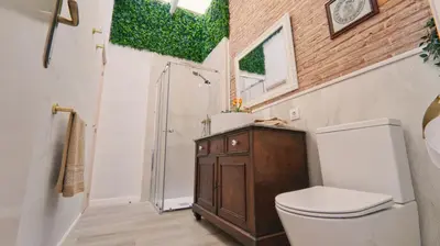 Un baño de Villa Santa Anna Blanes Centro 60 metros Playa