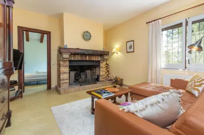 Zona de estar de El Pigot - charming tranquil holiday home surrounded by nature with a private swimming pool