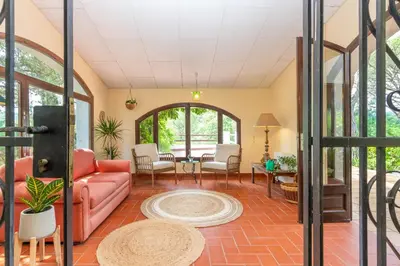 Zona de estar de El Pigot - charming tranquil holiday home surrounded by nature with a private swimming pool