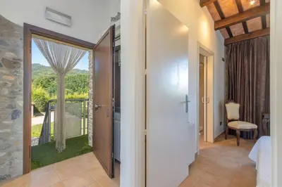 Cama o camas de una habitación en casa rural de ensueño