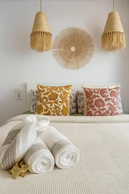 Cama o camas de una habitación en Bravamar Studio, Playa de Aro, Spain