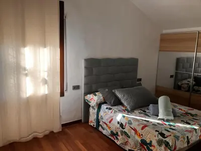 Zona de estar de Casa Natura Flassia de 240m2 con piscina privada