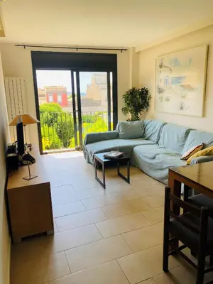 Zona de estar de Appartement lumineux et central
