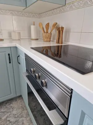 Una cocina o zona de cocina en Mediterranean Peaceful Getaway