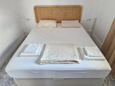 Cama o camas de una habitación en Mediterranean Peaceful Getaway