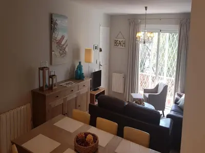 Zona de estar de Villa in Sant Feliu with Private Pool