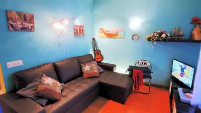 Zona de estar de Manuela Beach City