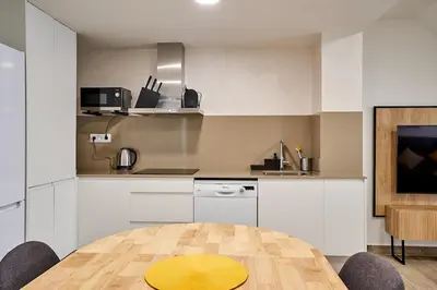Una cocina o zona de cocina en Tr3sor 11