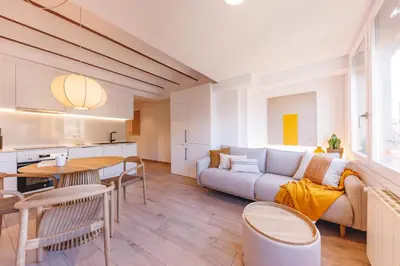 Zona de estar de Bravissimo Argenteria 25, Monthly Apartment