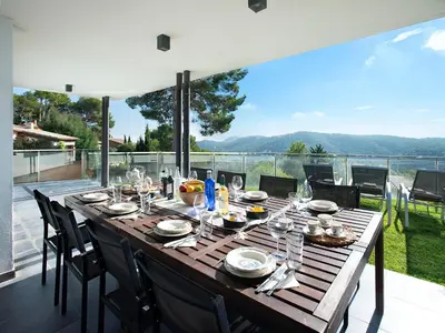 Paisaje cerca de esta villa