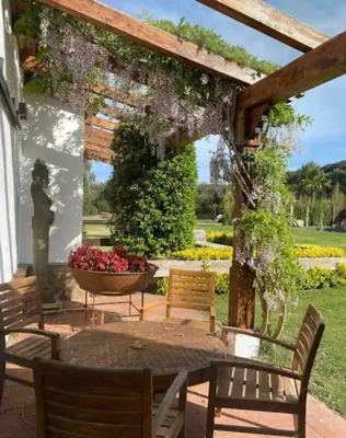 Jardín al aire libre en Casa Bali Costa brava