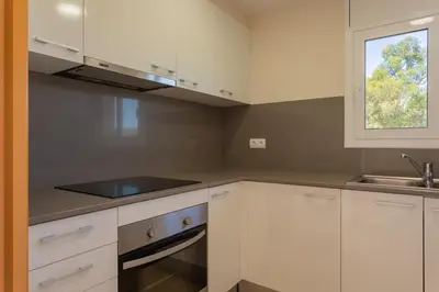 Una cocina o zona de cocina en Residencial Super Stop Apartaments Torre Valentina