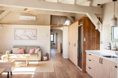Zona de estar de Apartamento encantador en el Baix Empordà