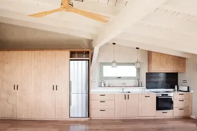 Una cocina o zona de cocina en Apartamento encantador en el Baix Empordà