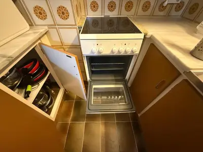 Una cocina o zona de cocina en Pis a primera línia a Calonge