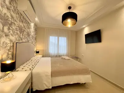 Cama o camas de una habitación en Mediterranean Villa sea views