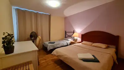 Cama o camas de una habitación en Lloret Paradise Apartments