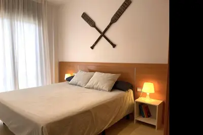 Cama o camas de una habitación en LETS HOLIDAYS Nice apartment near beach Tossa 2