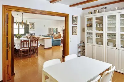 Una cocina o zona de cocina en Rural house with pool in Cassà de la Selva