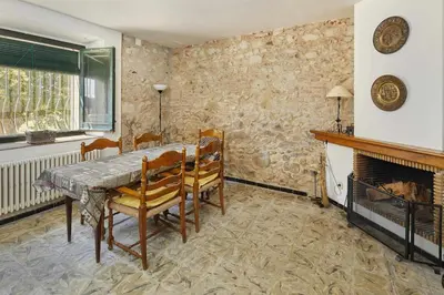 Zona de estar de Rural house with pool in Cassà de la Selva