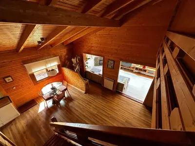 Zona de estar de VILLAS COSETTE Villa Wood Dreams