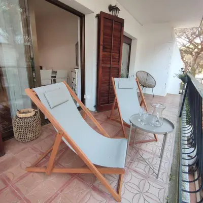Un balcón o terraza de VILLAS COSETTE Apartamento MAR BELLA 31