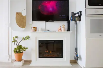 Una cocina o zona de cocina en Maravilloso ático en primera línea del mar