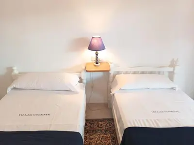 Cama o camas de una habitación en Apartamento Luminoso Cerca de la Playa en Platja d'Aro con Parking Incluido - ES-209-96