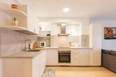 Una cocina o zona de cocina en Bravissimo Pedret, Barri Vell apartment