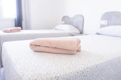 Cama o camas de una habitación en Apartamento Cassa de la selva
