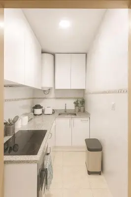 Una cocina o zona de cocina en Apartamento Familiar en Fenals, Santa Clotilde