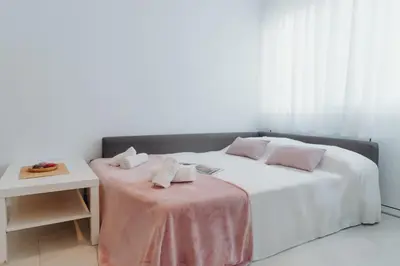 Cama o camas de una habitación en WELCS APARTAMENTO 288 PDA cerca del mar
