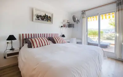 Cama o camas de una habitación en Terrassa 1 – Gran Terraza, Vistas y Parking