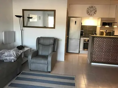 Una cocina o zona de cocina en Terrassa 1 – Gran Terraza, Vistas y Parking