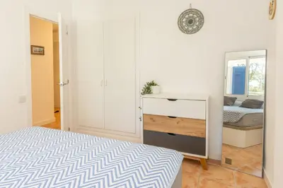 Cama o camas de una habitación en Bosmar 1C