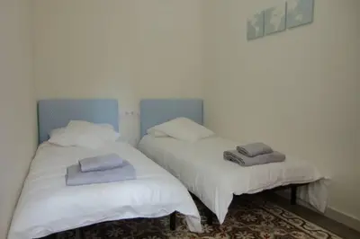 Cama o camas de una habitación en Apartamento Les Pedreres
