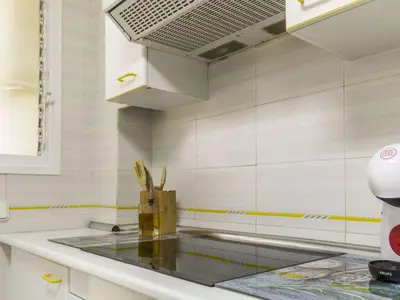 Una cocina o zona de cocina en Apartment Sol Pins Tamariu by Interhome
