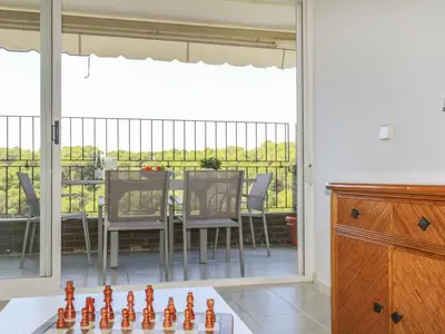 Un balcón o terraza de Apartment Sol Pins Tamariu by Interhome