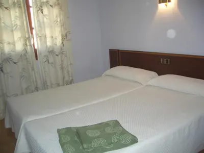 Cama o camas de una habitación en Apartamento S'Agaró Fagoi