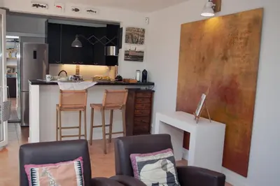 Una cocina o zona de cocina en La Platjeta