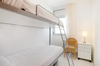 Cama o camas de una habitación en Apartaments Ancora