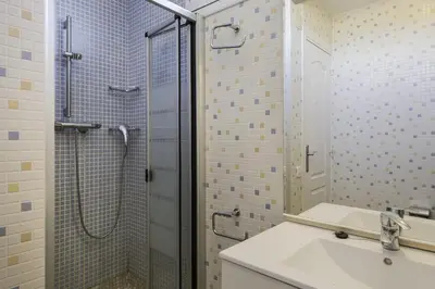 Un baño de Apartamento con vistas al mar en Platja d'Aro