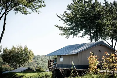 Plano de Camping Begur - De Luxe Safaritent