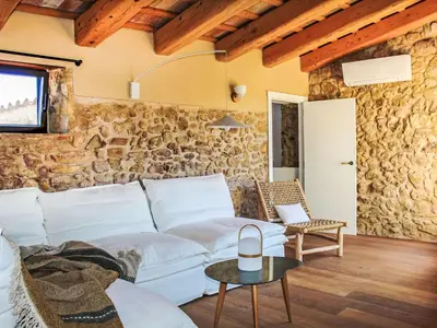 Zona de estar de Holiday Home Can Caritat by Interhome