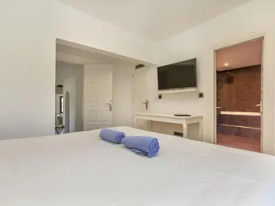 Cama o camas de una habitación en Holiday Home Julilou-2 by Interhome