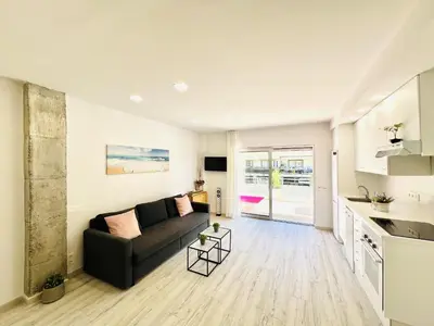 Una cocina o zona de cocina en WELCS APARTAMENTO 290 PDA con piscina y vistas