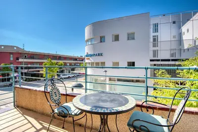 Un balcón o terraza de Apolo