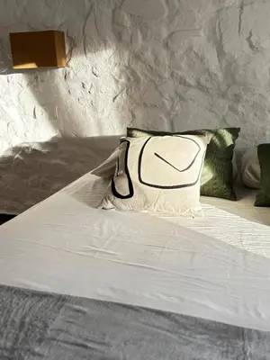 Cama o camas de una habitación en Mas Ribas Hotel i Esdeveniments